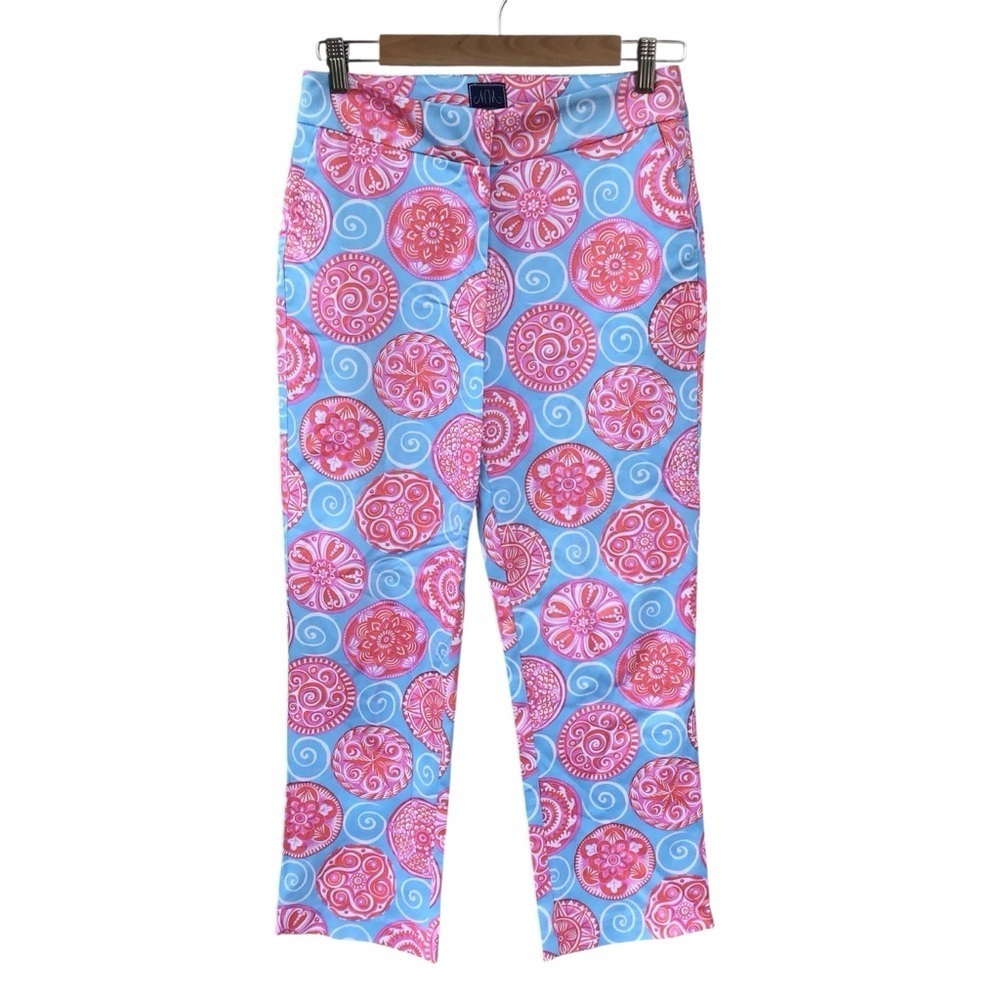 Melly M Preppy Medallion Patterned Pants Size 2